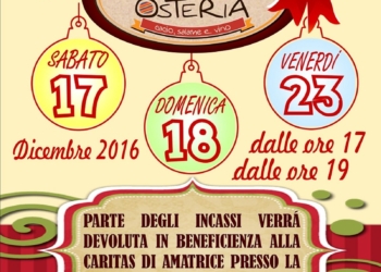 Dolce Natale 2016 alla Folkosteria con le note di Andrea Gioia