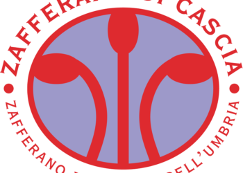 Azzurra Ceprini insieme allo Zafferano di Cascia