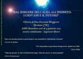“Dal sorgere dell’alba all’infinito: i giovani e il futuro” in mostra nella ex chiesa di San Giacomo a cura della Cri