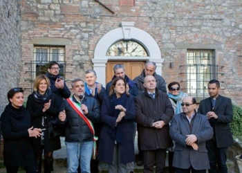 San Venanzo, inaugurazione lavori Rotecastello. Marini:”migliorata accessibilità a borgo medioevale tra i più belli dell’Umbria”