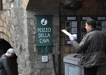 Le telecamere di Voyager in viaggio tra il Pozzo San Patrizio e il Pozzo della Cava