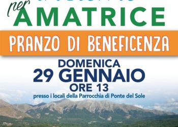 Insieme per Amatrice, un pranzo in nome della solidarietà e dell’aiuto umanitario