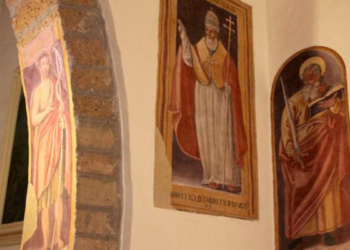 Affreschi restaurati nella Chiesa di S.G.Battista e S.Caterina di Lubriano grazie al sostegno della Fondazione CRO