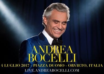 Orvieto 4Ever: Andrea Bocelli ospite d’onore di Victory, la festa del 4 luglio sotto le guglie del Duomo