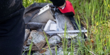 Acquapendente, passeggiata ecologica ricca di rifiuti