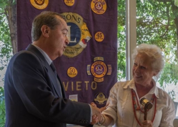 Passaggio della Campana al Lions Club Orvieto, il nuovo presidente è Renzo Marziantonio
