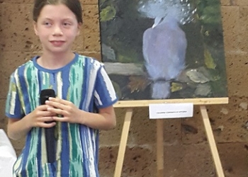 Il giovanissimo Francesco Barberini ha presentato la sua prima pubblicazione di ornitologia