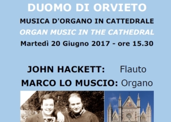 Torna a Orvieto John Hackett, grande flautista progressive in concerto al Duomo