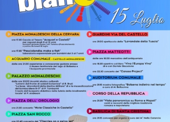 Bolsena Summer 2017: torna la Notte Bianca sabato 15 luglio