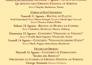 Ad Orvieto la 16esima edizione di “Orvieto Festival of Strings”