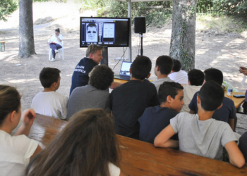Al campo scuola della ProCiv a Porano, studenti al fianco degli agenti della squadra volante