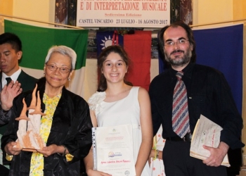 Dennis Lau ed Anna Orsini premiati ai corsi di perfezionamento di Castel Viscardo