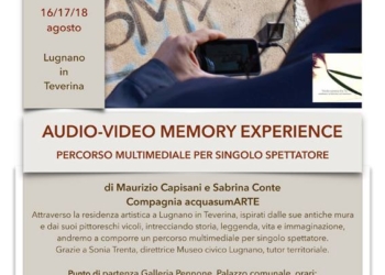 Tra presente e passato: a Lugnano in Teverina audio-video Memory Experience