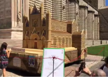 Il Duomo raddoppia con due milioni di spieghe di grano