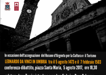 Leonardo da Vinci in Umbria, incontro culturale tenuto dal professor Luca Tomio a Lugnano in Teverina il 5 agosto