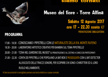 Quattro voli al tramonto ad orecchie tese per ascoltare i pipistrelli al Museo del Fiore