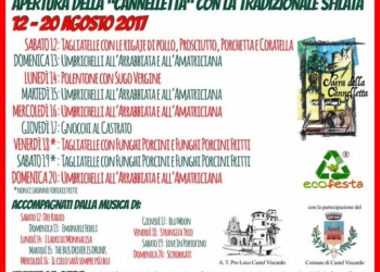 A Castel Viscardo fino al 20 agosto c’è la Sagra della Cannelletta