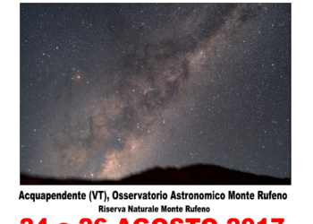 Altre due giornate all’osservatorio astronomico Monte Rufeno sulla Via Lattea