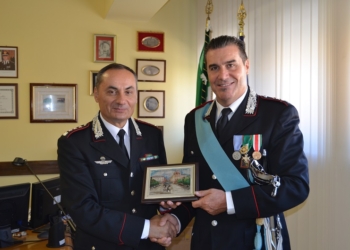 Il tenente colonnello Petronio lascia l’incarico di comandante del nucleo investigativo