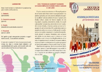 “Alziamoci e mettiamoci in cammino… verso la chiesa che sogniamo”. Si apre l’assemblea diocesana a Collevalenza