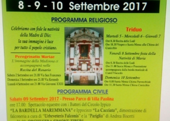 Porano, al via i festeggiamenti per la Madonna delle Grazie