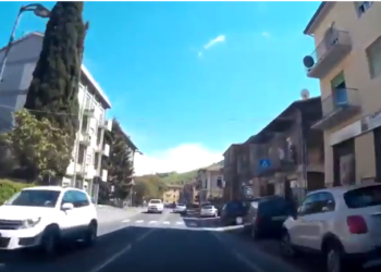 Da Orvieto a Orvieto scalo con microcamera auto