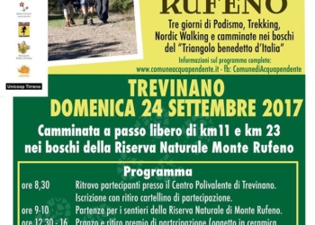 Acquapendente in marcia per la 33A edizione della Scarpinata a Monte Rufeno