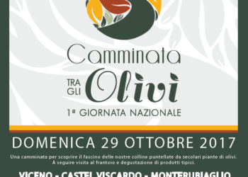 Colline con piante secolari, molini, frantoi e l’antico borgo di Castel Viscardo