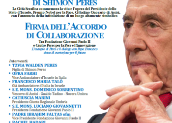 Fondazione Giovanni Paolo II e Centro Peres per la Pace: ad Assisi si firma l’accordo