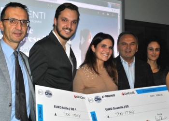 “Un premio al talento e al coraggio delle nuove imprese”, la Cna premia Too Italy