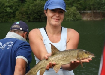 Gara Natalizia di pesca al laghetto San Biagio di Acquapendente. Ospiti le campionesse Brilli e Visciglia