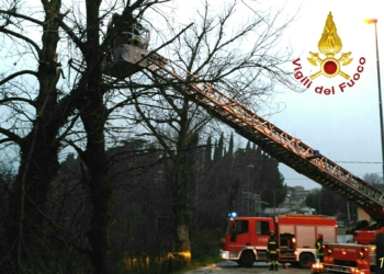 Maltempo, il vento flagella la Provincia. Decine gli interventi anche nella notte dei Vvff