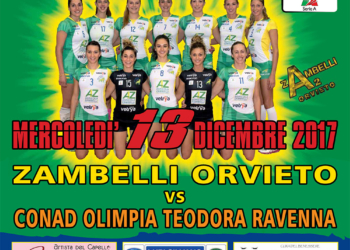 La Zambelli Orvieto raccoglie le energie per ospitare Ravenna