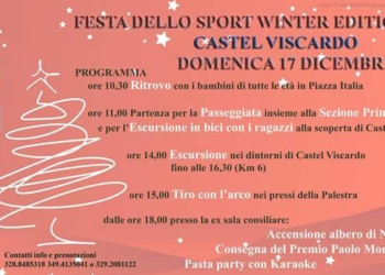 Festa dello Sport Winter per il cartellone natalizio di Castel Viscardo