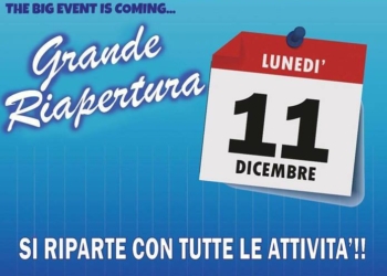 Riapre la piscina comunale de La Svolta, l’11 dicembre grande evento per la ripresa delle attività