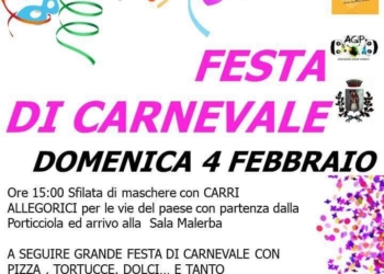 A Porano si festeggia il Carnevale con maschere e carri allegorici