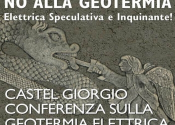 Geotermia elettrica, conferenza al Comune di Castel Giorgio organizzata dalla Rete NoGeSi