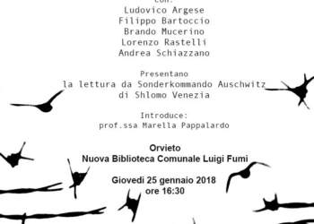 “Giornata della Memoria” – Lettura da “Sonderkommando Auschwitz” di Slomo Venezia