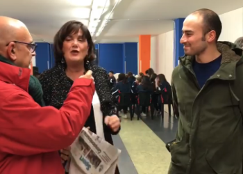 VIDEO – Il campione del mondo di scherma incontra gli allievi orvietani