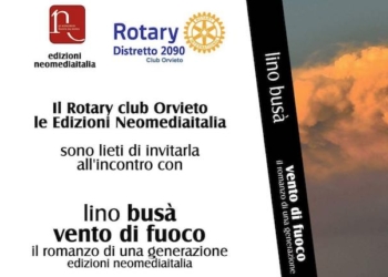 Evento Rotary: il romanzo di Lino Busà “Vento di Fuoco. Il romanzo di una generazione”