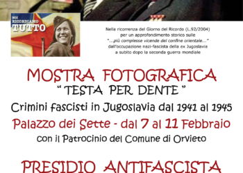 Iniziative in programma per la Giornata del Ricordo: mostra “Testa per Dente” e presidio antifascista