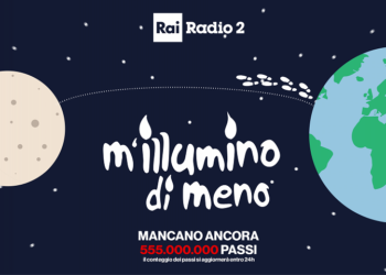 XIV Campagna “M’illumino di meno”, a Castel Viscardo 555 milioni di passi per arrivare alla luna