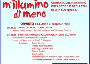 Anche Orvieto s’illumina di meno: Torre del Moro al buio, passeggiata in notturna e cielo stellato