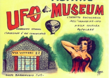 Suggestioni ufologiche nel futurismo e nella letteratura noir all’Ufo Museum di Bagnoregio