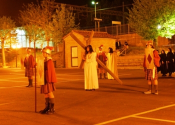 Allerona, si rinnova la tradizione di don Albino Ermini con la rappresentazione della Via Crucis