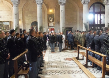 Precetto Pasquale Militare Interforze a Viterbo, per l’occasione il vescovo Fumagalli ha officiato la messa