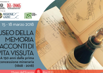 “Museo della memoria. Racconti di vita vissuta”: dal 15 al 18 marzo al Museo dell’Energia di Ripi