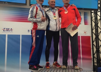 Europei master Indoor, tris d’oro per l’82enne Romolo Pelliccia. Sul tetto d’Europa anche l’orvietana Valeria Pedetti