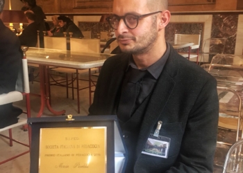 Premio Italiano di Pedagogia 2018 consegnato a Mario Pireddu, docente Unitus