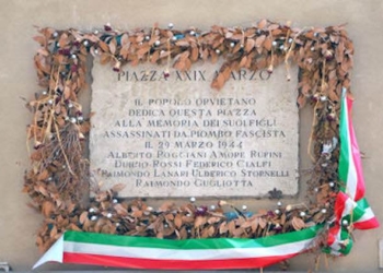 Commemorazione dei sette martiri a Camorena, Germani: “Una pagina importante della nostra storia”